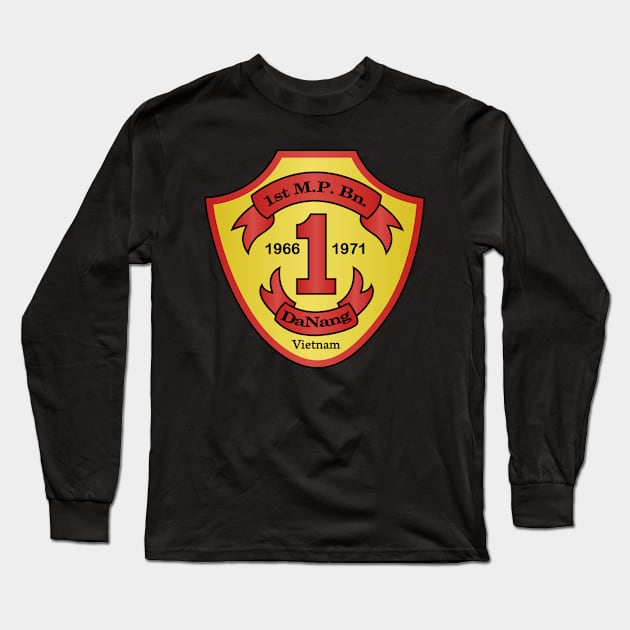 USMC - 1st Military Police Battalion wo Txt Long Sleeve T-Shirt by twix123844